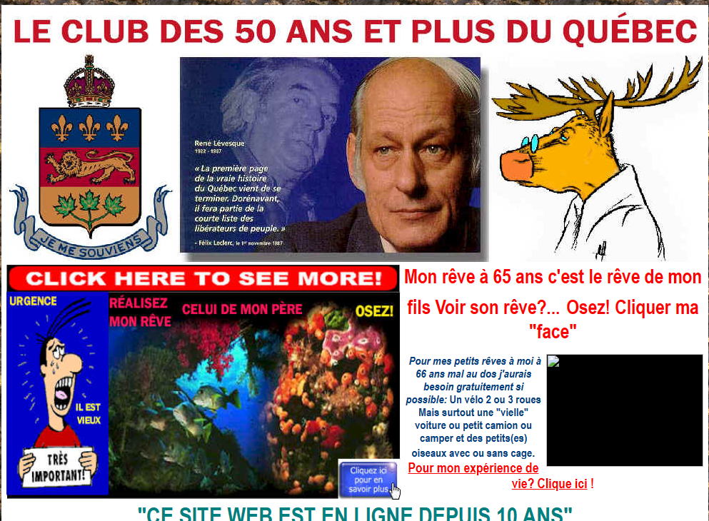 Le club des 50 ans et plus du Québec